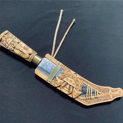 【鹿樣風】 原住民手工創作刀 排灣族 （木盒組）商品圖