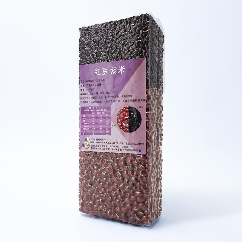 【夜陽米商行】紅豆紫米600公克商品圖