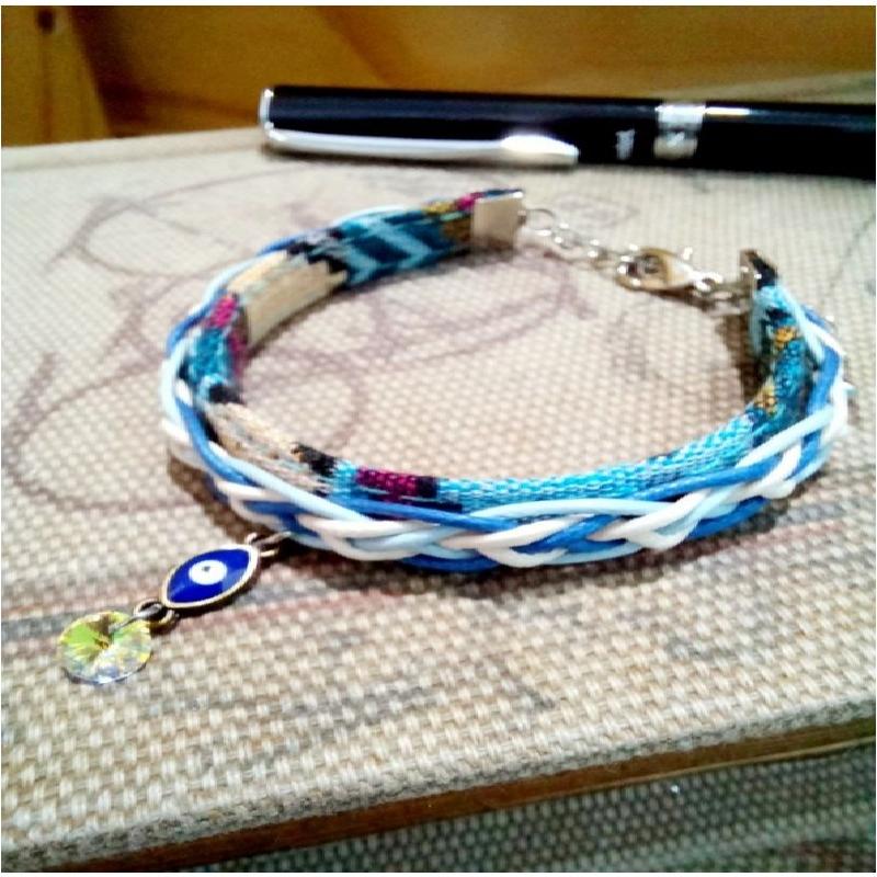 圖騰手環 / 湛藍海岸/六股編織手環經典款Six-strand Weaving Bracelet商品圖