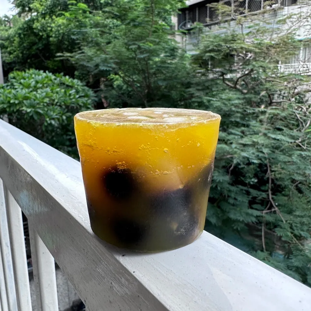 頭皮山菜皂(小杯)-山菜薑黃商品圖