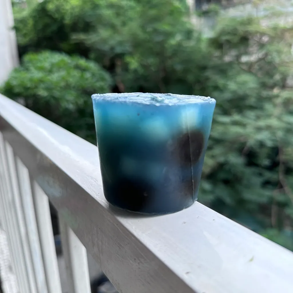 頭皮山菜皂(小杯)-山菜蝶豆花商品圖