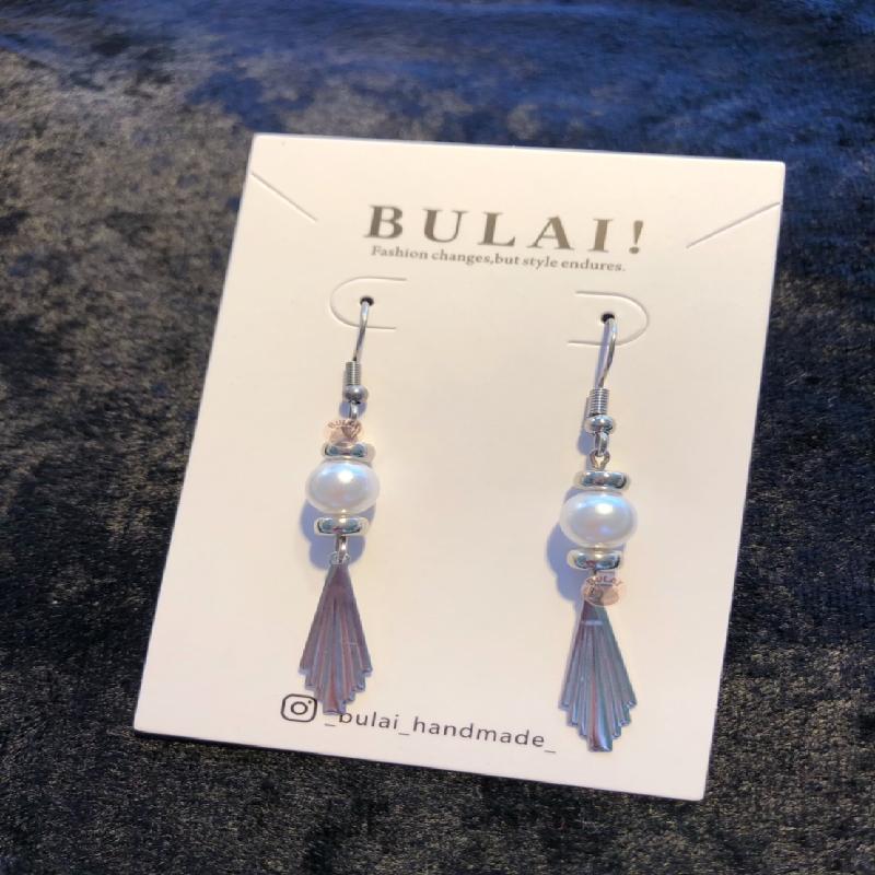 【BULAI！手作】圓珠流蘇垂墜耳環商品圖
