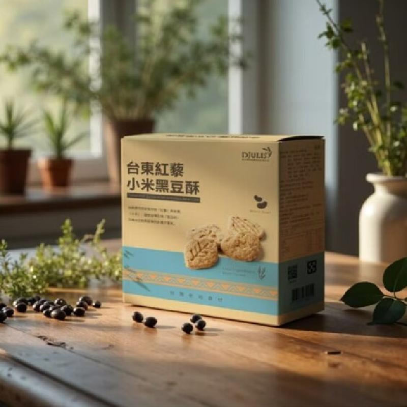 DJULIS 德朱利斯 紅藜小米黑豆酥(128g/盒)商品圖