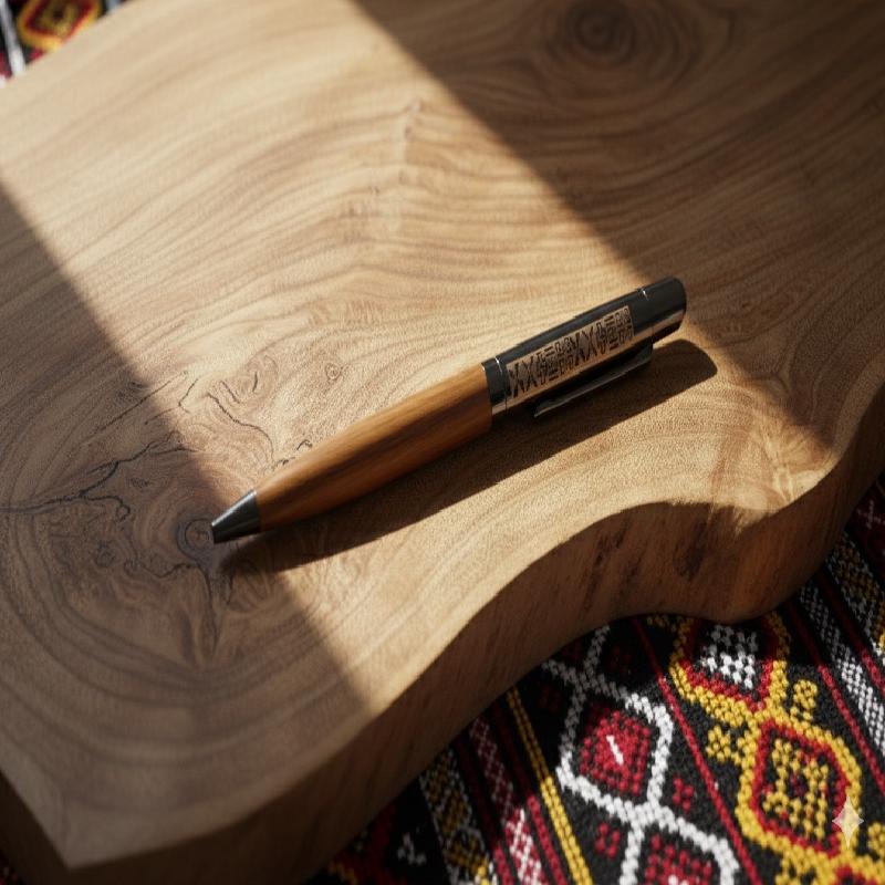 【山林語彙】原木圖騰典藏鋼珠筆商品圖