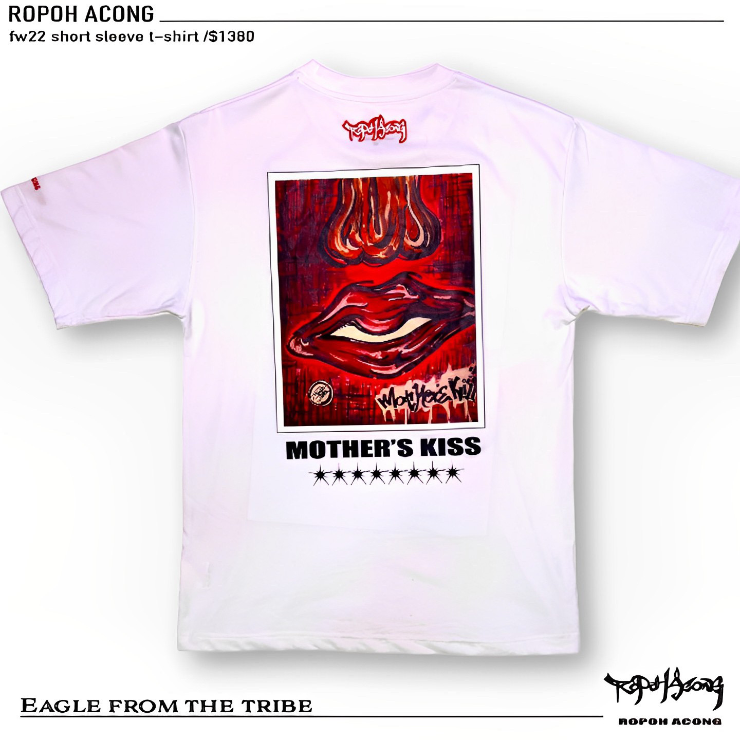 ROPOH ACONG羅柏阿隼-『mother's kiss媽媽的吻』(白色)(黑色)