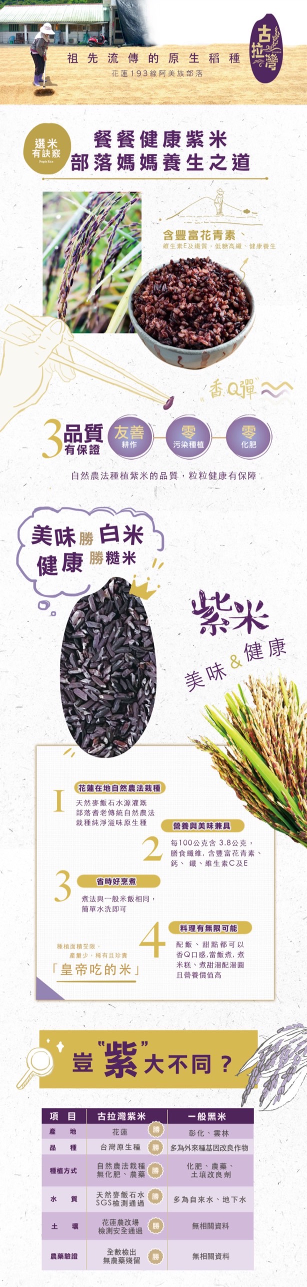紫藜米|300g + 養身紫米茶